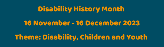 Disability History Month