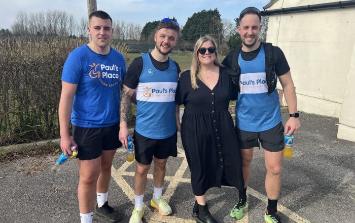 David Lloyd half marathon during it's Charity Focus Week for Paul's Place, Pictured with Kayley Waller, Head of Fundraising and Communications at Paul's Place. March 2025.